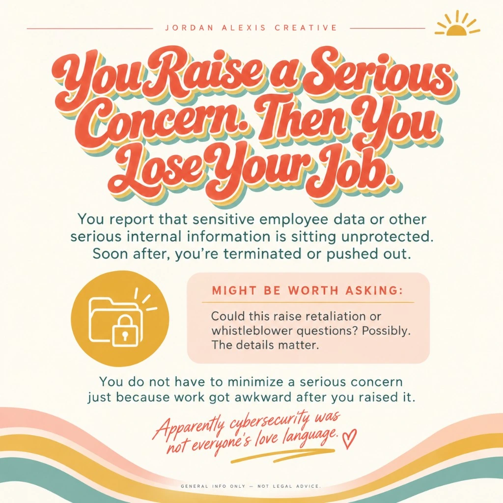 You Raise a Serious Concern. Then You Lose Your Job.