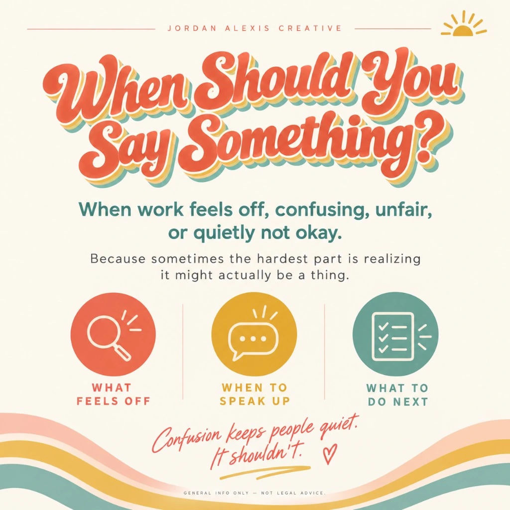 When Should You Say Something?