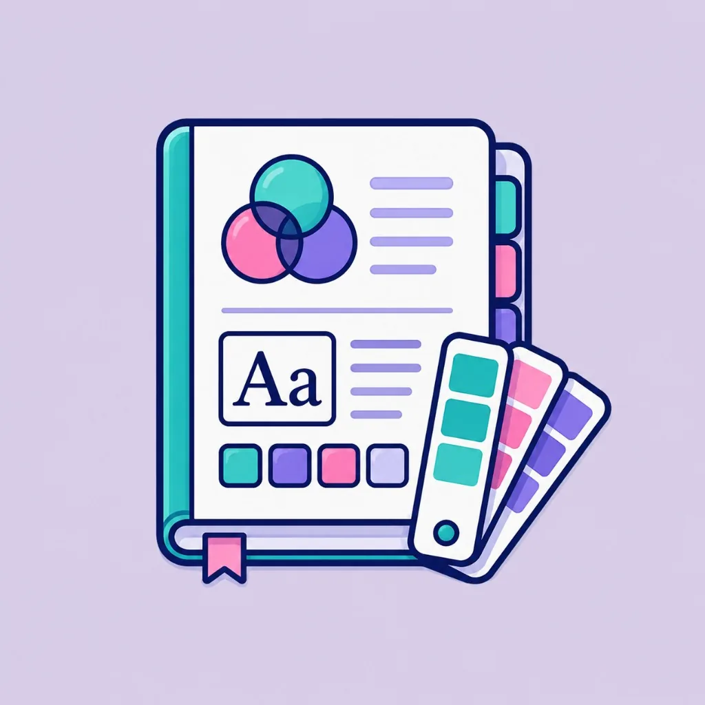 A brand book illustration.