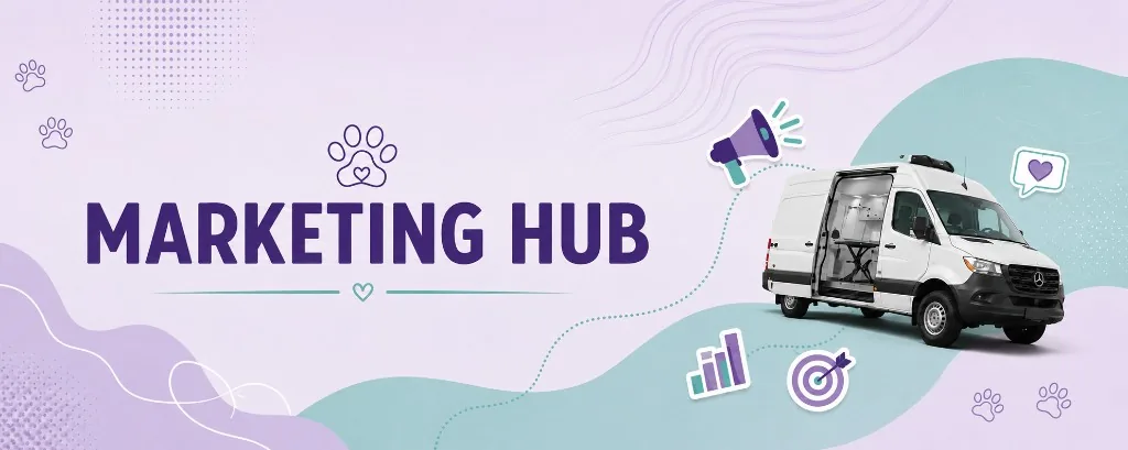 The Marketing Hub banner.